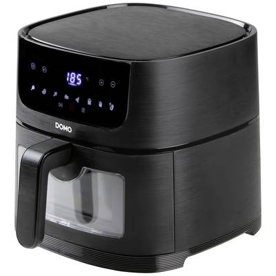 DOMO DO542FR Air fryer 4 l 1350 W Timer function, with display, Overheat protection, Non-stick coating Black