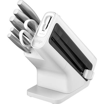 Ninja K62006EUWH StaySharp knife block with integrated grinder, 6-piece set White
