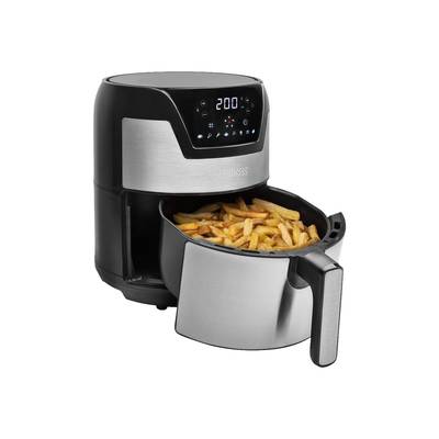 Princess 01.182026.01.001 Air fryer 4.5 l 1500 W Overheat protection, Timer function, with display Black/silver