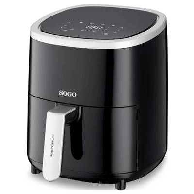 SOGO Human Technology FRE-SS-10865 Air fryer 3.5 l 1200 W Black, Silver