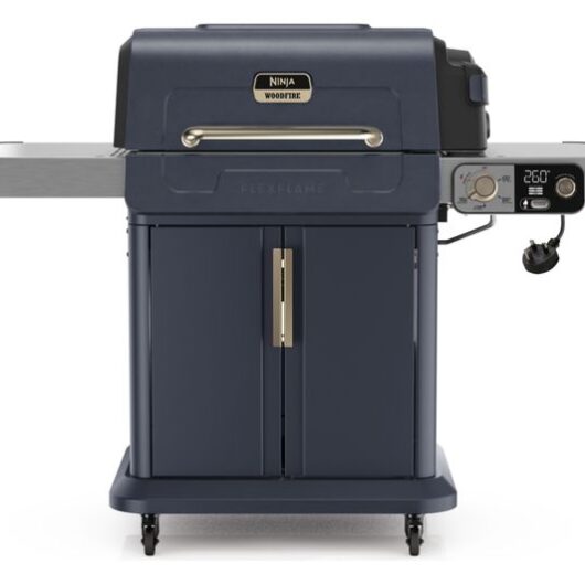 NINJA FlexFlame PG301UKBL Gas BBQ & Outdoor Cooking System - Blue & Gold